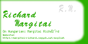 richard margitai business card